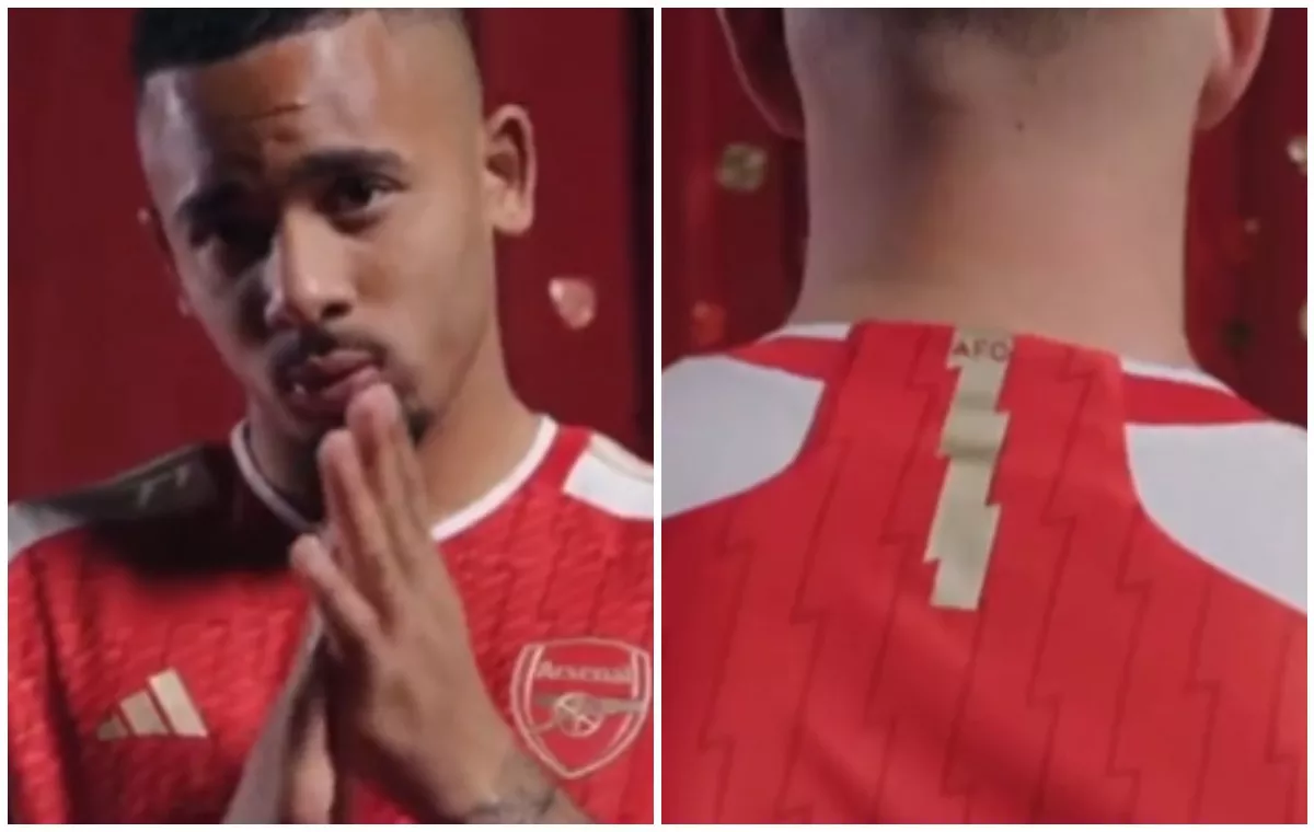 VIDEO: Arsenal new home kit for 2023/24 season got LEAKED